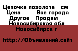 Цепочка позолота 50см › Цена ­ 50 - Все города Другое » Продам   . Новосибирская обл.,Новосибирск г.